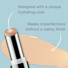 Neutrogena Hydro Boost Hydrating Concealer Stick, Oil-Free, Lightweight Cover-Up Makeup with Hyaluronic Acid Refreshes Dry Skin & Provides Buildable Coverage, 40 Medium, 0.12 Oz