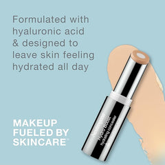 Neutrogena Hydro Boost Hydrating Concealer Stick, Oil-Free, Lightweight Cover-Up Makeup with Hyaluronic Acid Refreshes Dry Skin & Provides Buildable Coverage, 50 Deep, 0.12 Oz