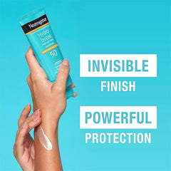 Neutrogena Hydro Boost Water Gel Moisturizing Sunscreen Lotion, Broad Spectrum Sunblock SPF 50, Water Resistant Travel Size Sunscreen For Sensitive Skin, 3 FL OZ (3-Pack)