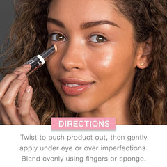 Neutrogena Hydro Boost Hydrating Concealer Stick for Dry Skin, Oil-Free, Lightweight, Non-Greasy and Non-Comedogenic Cover-Up Makeup with Hyaluronic Acid, 20 Light, 0.12 Oz