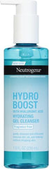 Neutrogena Hydro Boost Face Wash,Fragrance Free,Hydrating Facial Cleanser with Hyaluronic Acid,Daily Foaming Face Wash & Makeup Remover,Hypoallergenic Gel Cleanser,7.8 fl. oz,(Pack of 2)