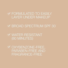 Neutrogena Purescreen+ Mineral UV Tint Face Liquid Tinted Sunscreen - with 100% Mineral Actives & Vitamin E, Enhances Natural Tone, Water Resistant, Broad Spectrum SPF 30, 1.1 fl oz