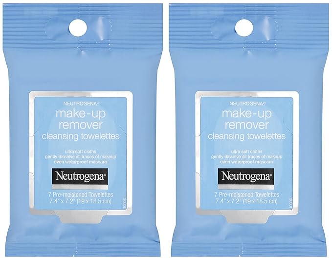 Neutrogena Makeup Remover Cleansing Towelettes, 7 ct, 2 Pack